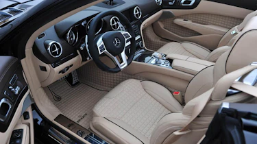 217mph Brabus 800 Roadster interior dashboard