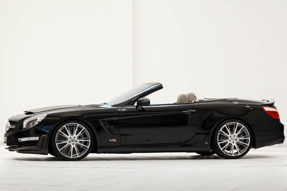 217mph Brabus 800 Roadster side profile