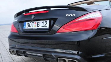 217mph Brabus 800 Roadster rear diffuser spoiler