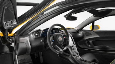 McLaren P1 supercar carbonfibre interior