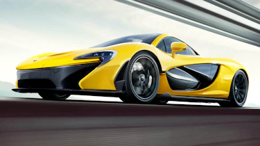 McLaren P1 yellow