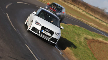 evo Magazine: April 2013 Audi A1 quattro Mini JCW GP