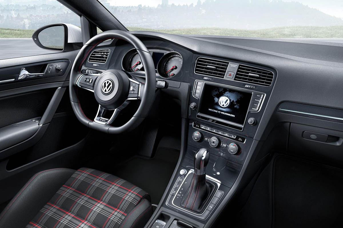 2013 mk7 VW Golf GTI tartan seats