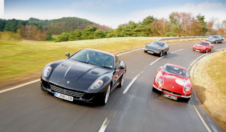 Ferrari 599 GTB vs 275 GTB, Daytona, 550 Maranello and 575M