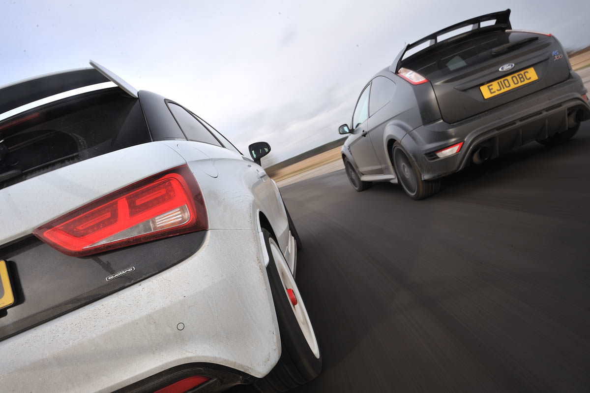 Audi A1 quattro vs Ford Focus RS500
