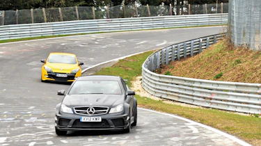 At the Nurburgring: Lotus Exige S vs C63 Black, M3 GTS, 911 GT3 RS 4.0 and Nissan GT-R Track Pack