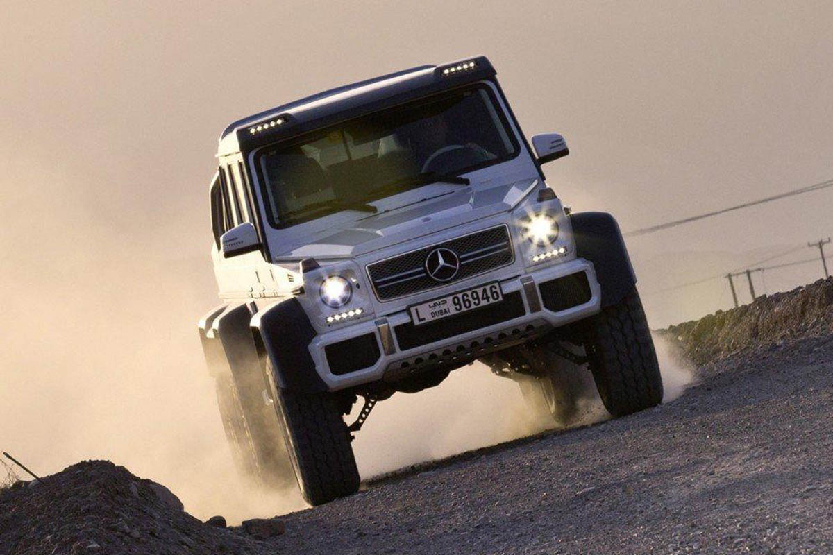 Mercedes G63 AMG 6x6 six wheeler