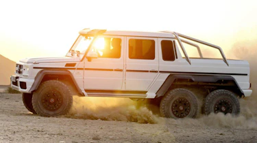 Mercedes G63 AMG 6x6 six wheeler side profile