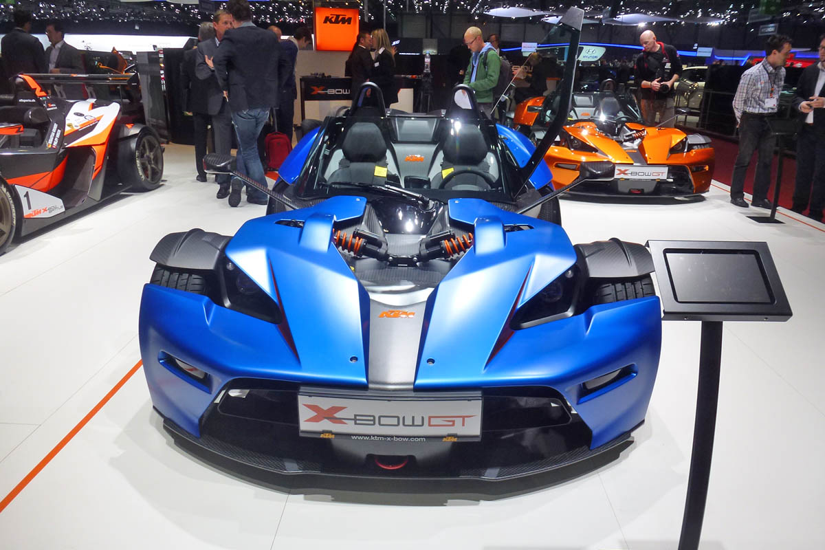 KTM X-Bow GT live Geneva show pictures