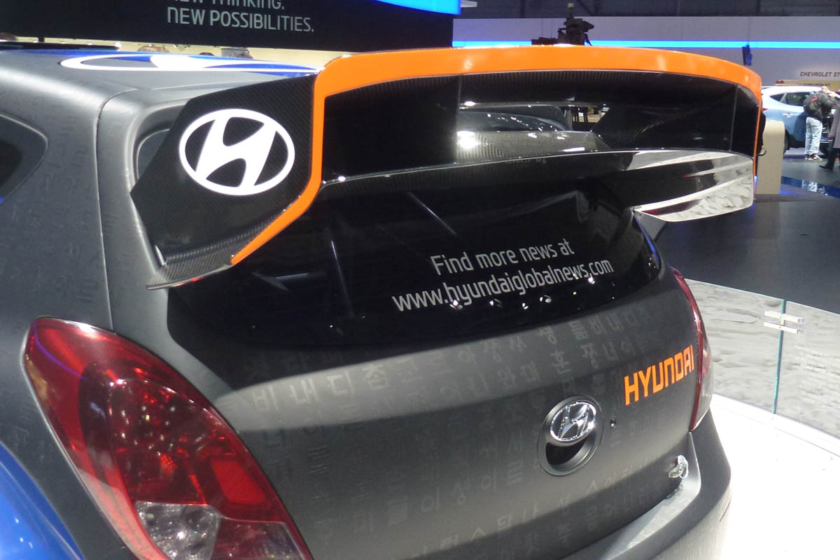 Hyundai i20 WRC Geneva show pics