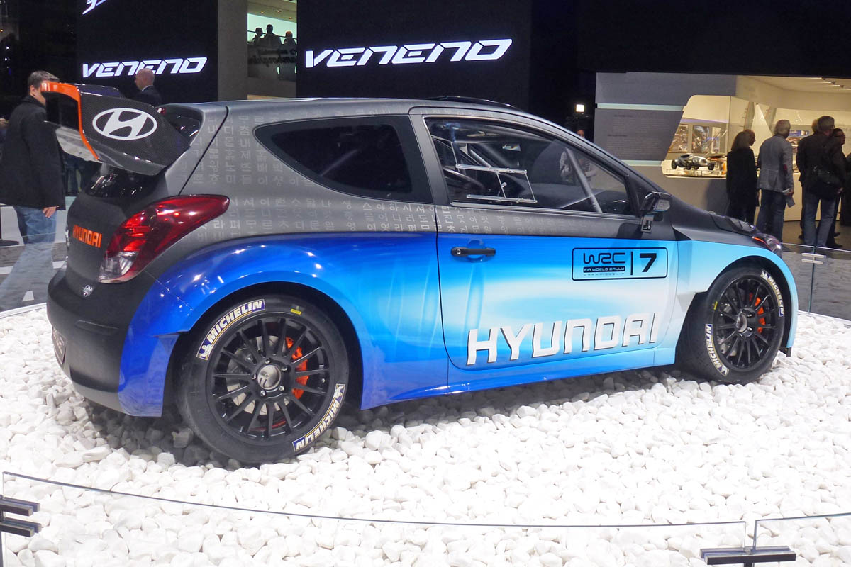 Hyundai i20 WRC Geneva show pics