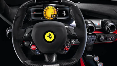 Ferrari LaFerrari interior steering wheel dials