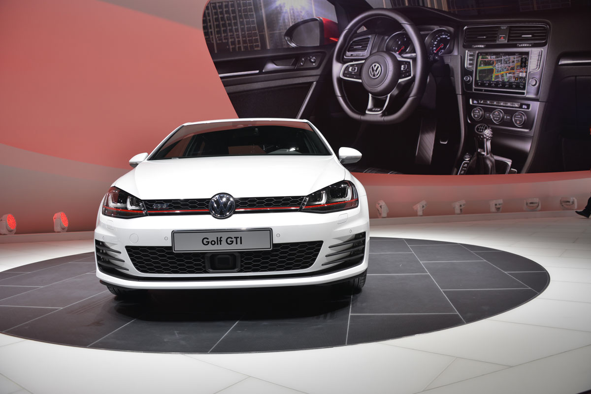 VW Golf GTI news and live show pictures