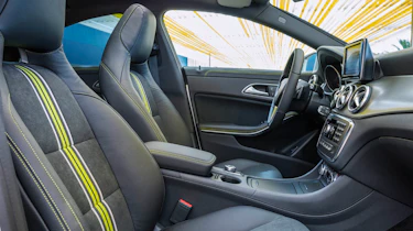 2013 Mercedes-Benz CLA250 interior front seats