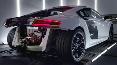 Audi R8 V10 Plus engine video
