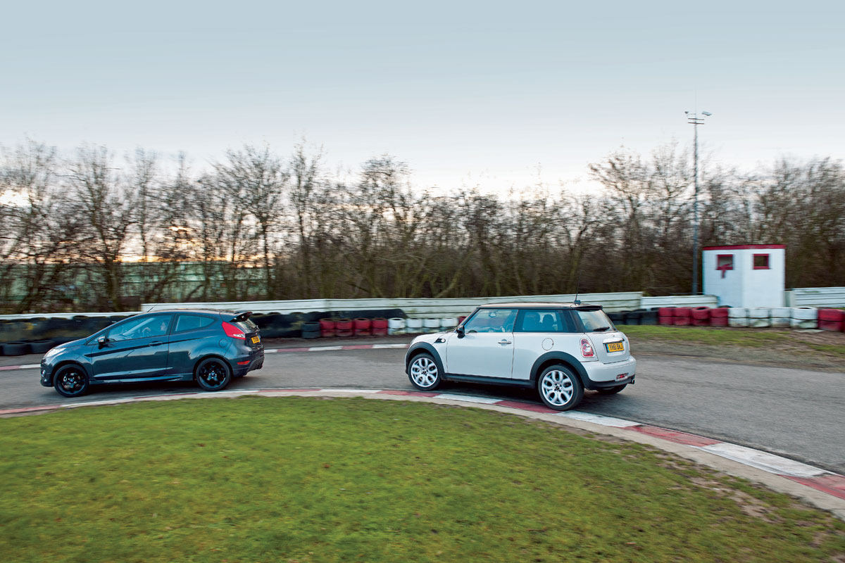 Mini Cooper and Ford Fiesta Metal