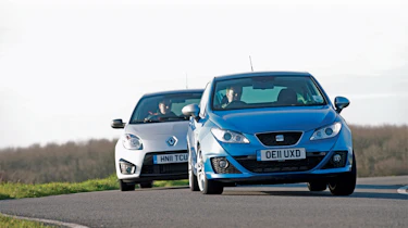 Seat Ibiza and Twingo RS