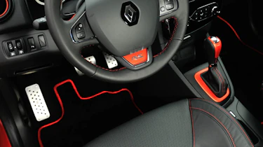 2013 Renaultsport Clio 200 Turbo interior steering wheel paddles