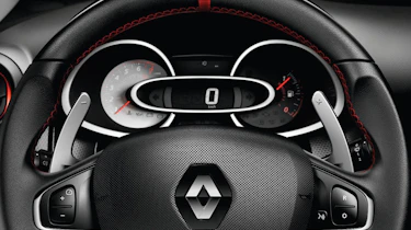 Renaultsport Clio 200 Turbo steering wheel paddles