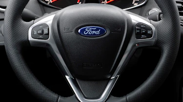 2013 Ford Fiesta ST steering wheel dashboard