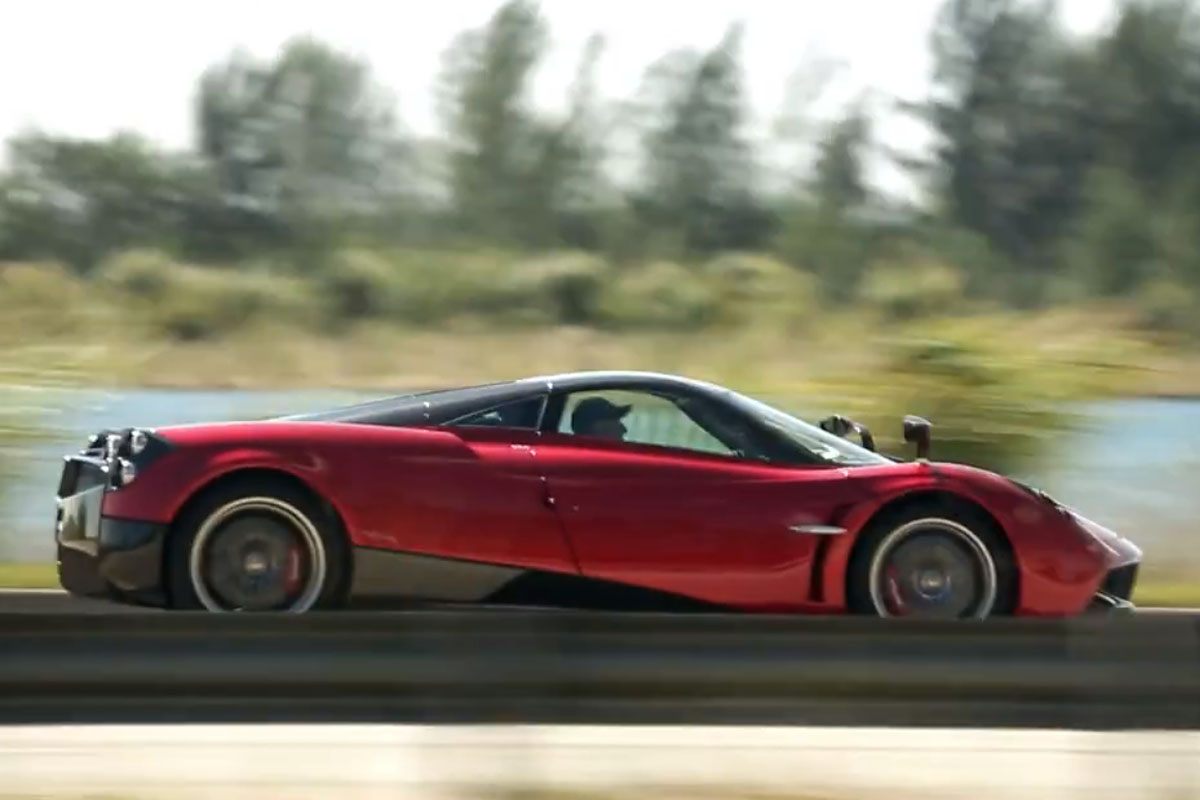 New Pagani Huayra promo video