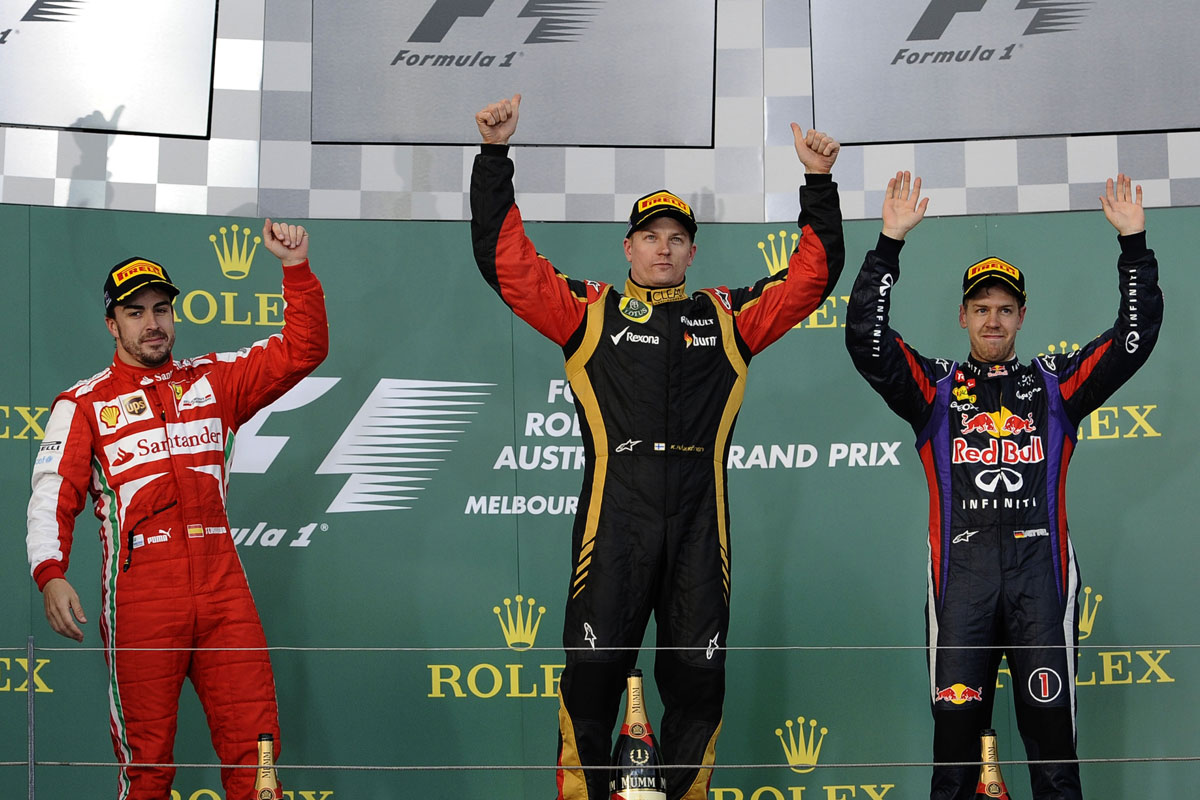 Podium Melbourne 2013