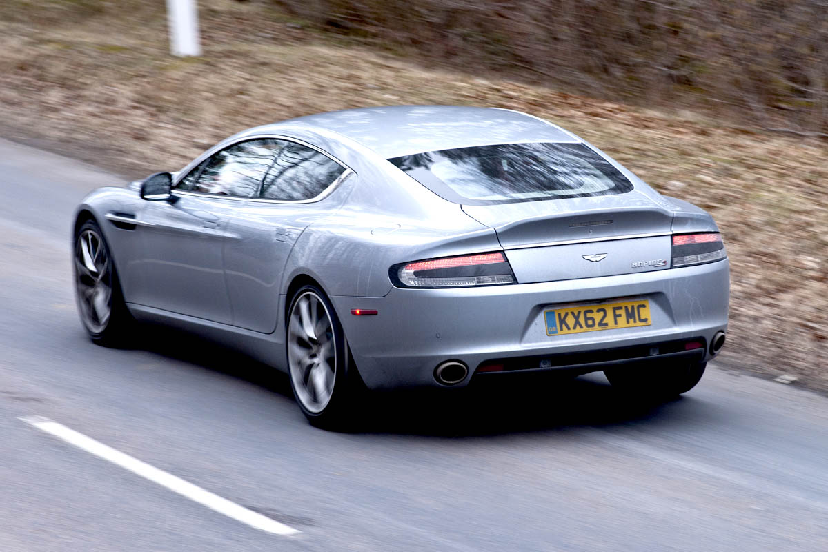 2013 Aston Martin Rapide S rear view