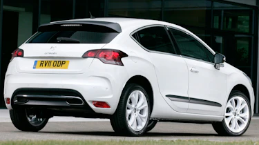 Citroen DS4 white rear view