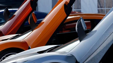 McLaren MP4-12C gullwing door up