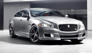 New Jaguar XJR supercharged sports saloon silver