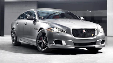 New Jaguar XJR supercharged sports saloon silver