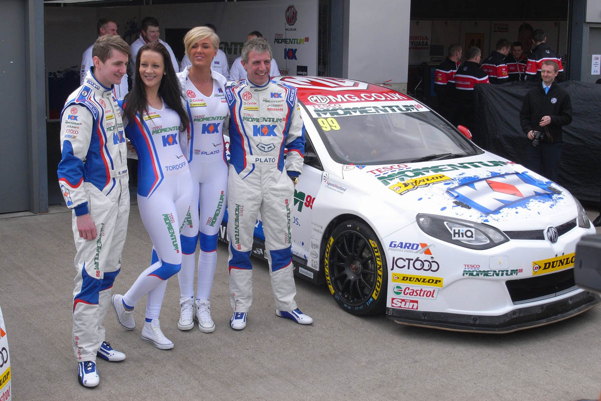 BTCC MG6 Jason Plato Sam Tordoff