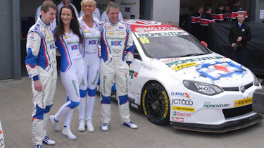 BTCC MG6 Jason Plato Sam Tordoff