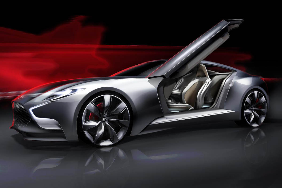 Hyundai HND-9 coupe concept car