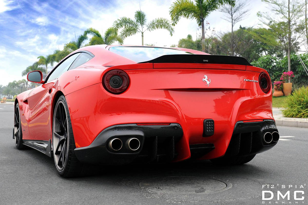 Ferrari F12 Berlinetta Spia rear view