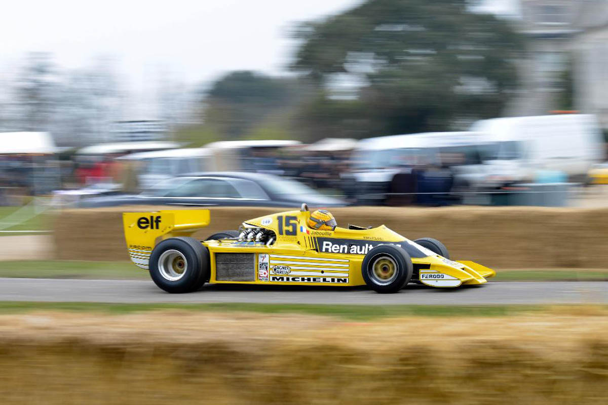 Goodwood Festival of Speed 2013 Renault Turbo F1 car