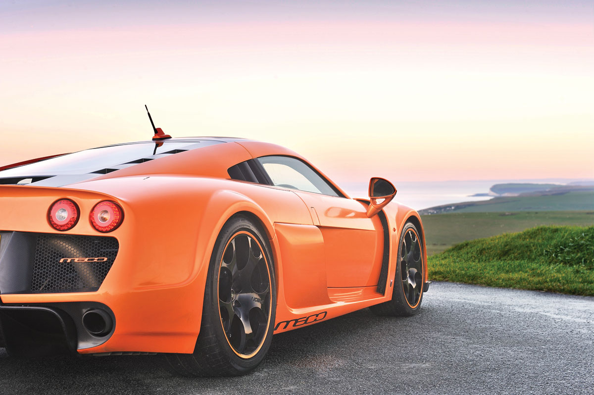 Noble M600 orange rear 3/4