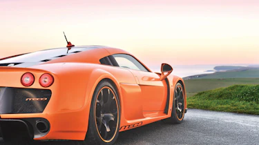 Noble M600 orange rear 3/4
