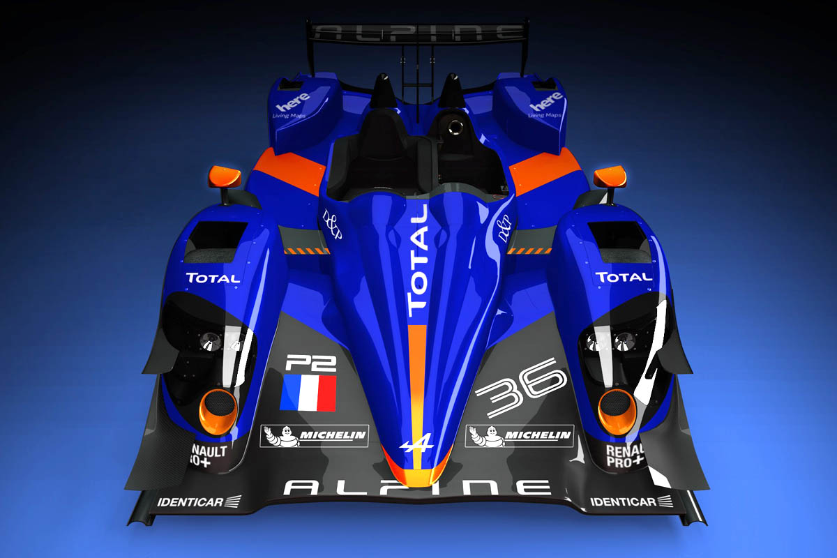 Alpine 2013 Le Mans car front