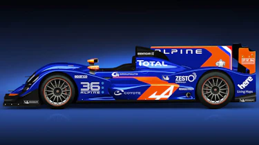 Alpine 2013 Le Mans car side profile
