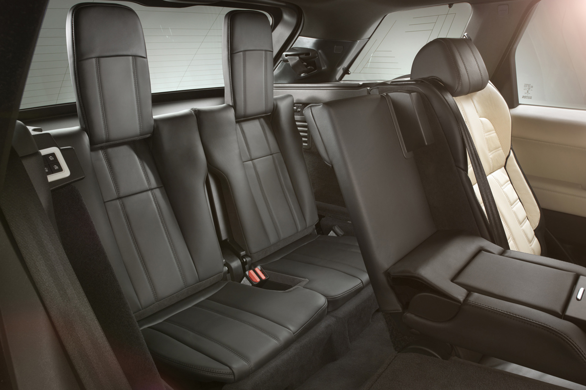 New Range Rover Sport rear seats