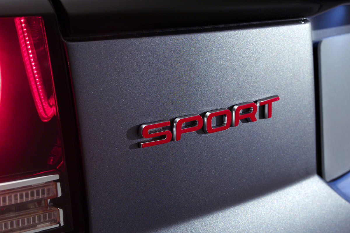 New Range Rover Sport red badge
