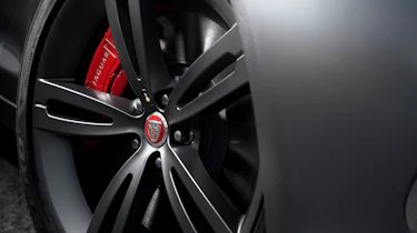 New Jaguar XJR black alloy wheel