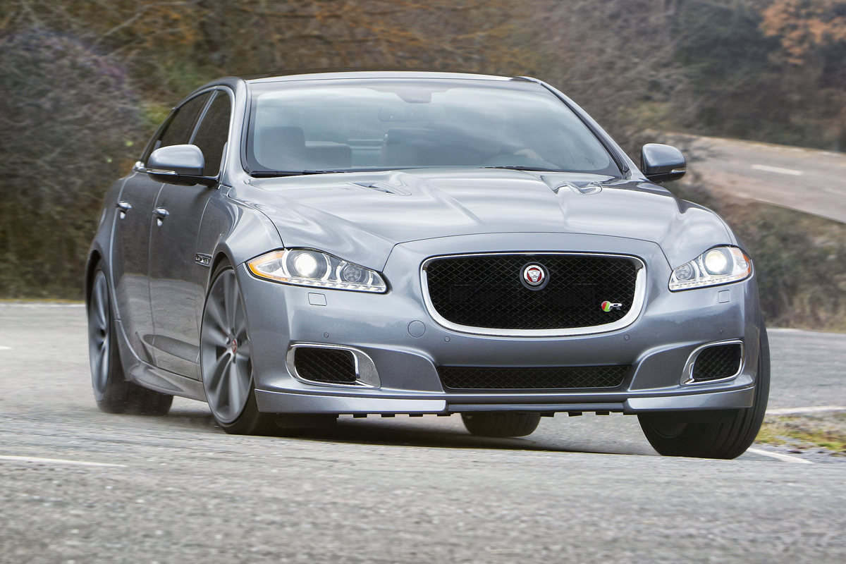 New Jaguar XJR front view