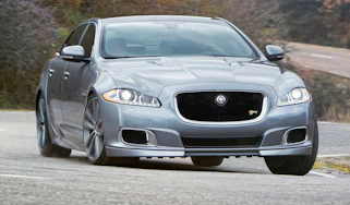 New Jaguar XJR front view