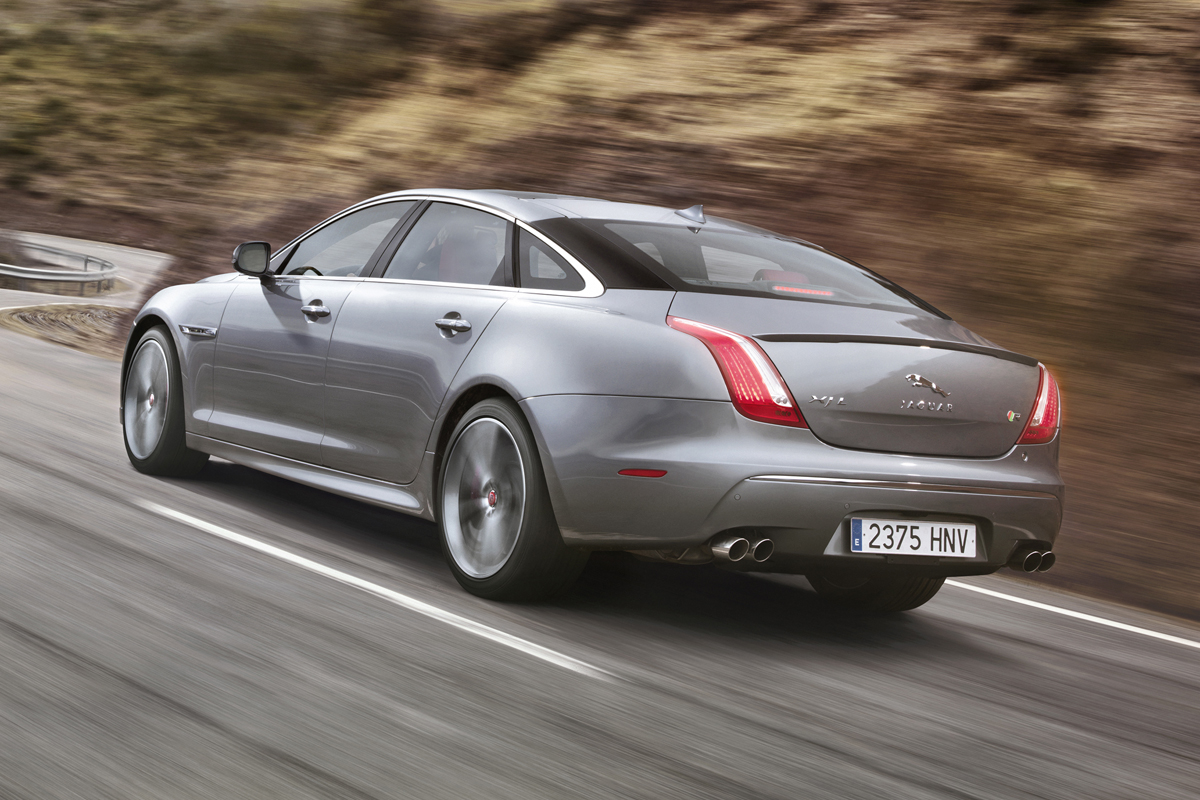 New Jaguar XJR rear view