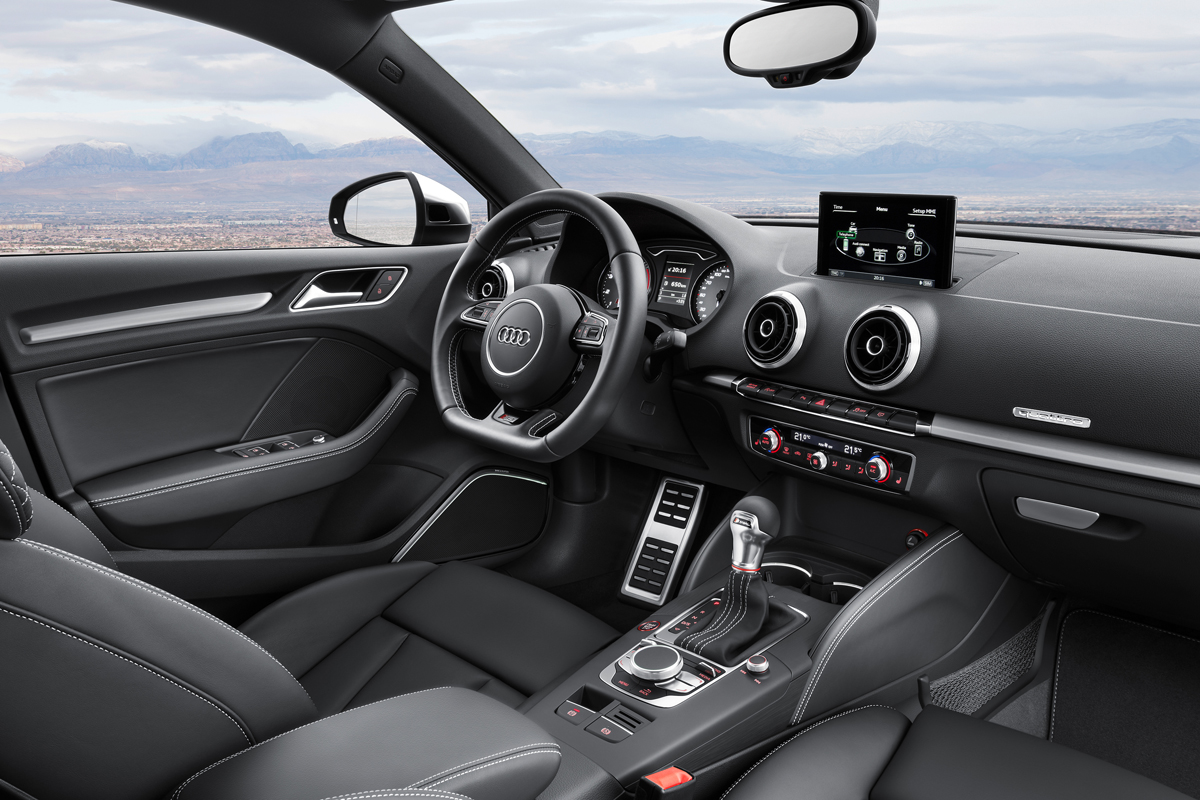 Audi S3 Saloon front seats interior dashboard