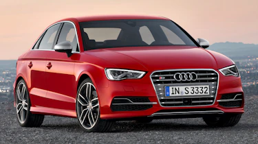 Audi S3 Saloon red front view