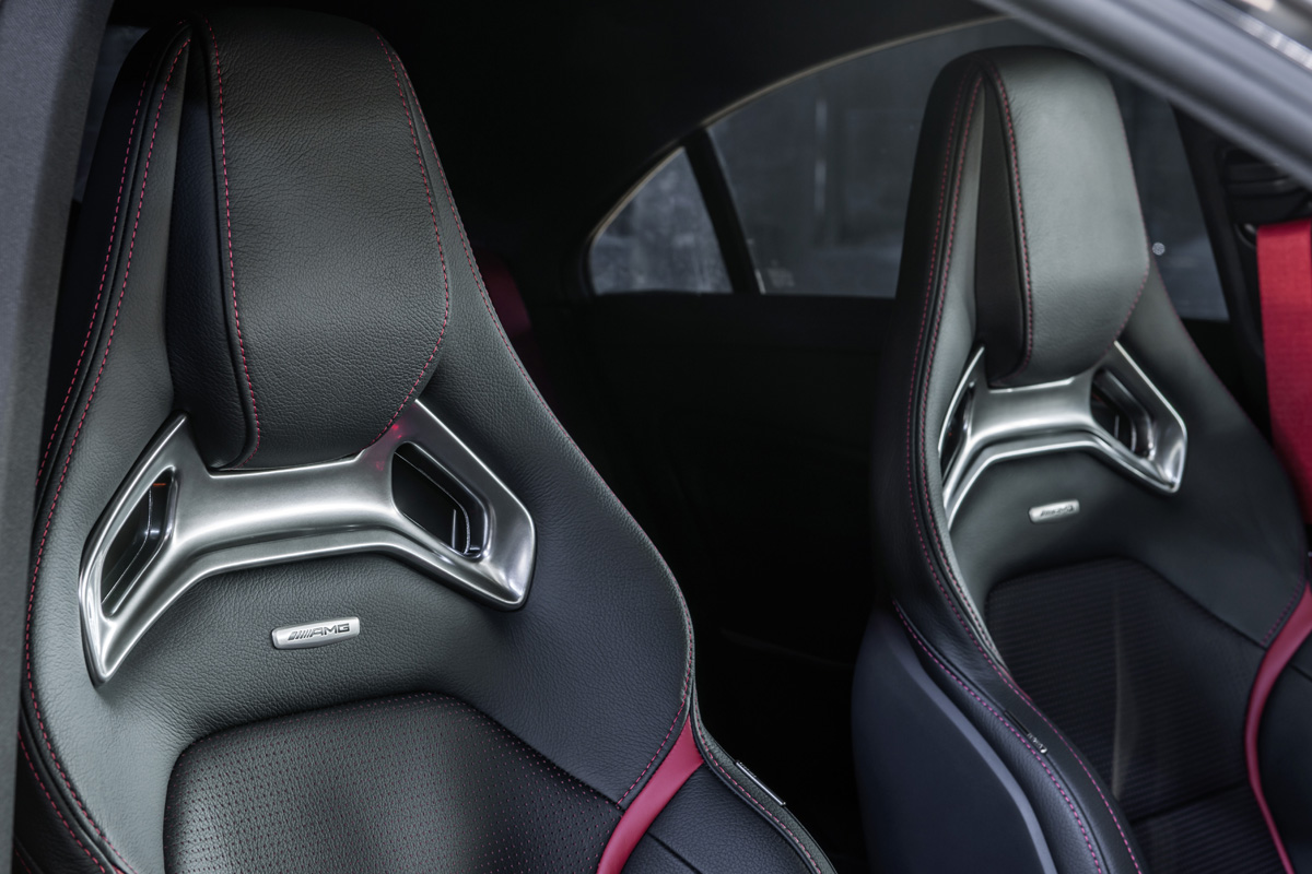 Mercedes-Benz CLA45 AMG front seats