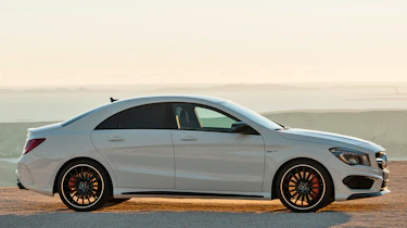 Mercedes-Benz CLA45 AMG side profile
